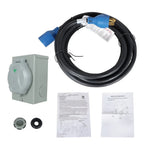 Set of 4 Generator Cords 30 Amp 25 FT NEMA L14-30P/L14-30R