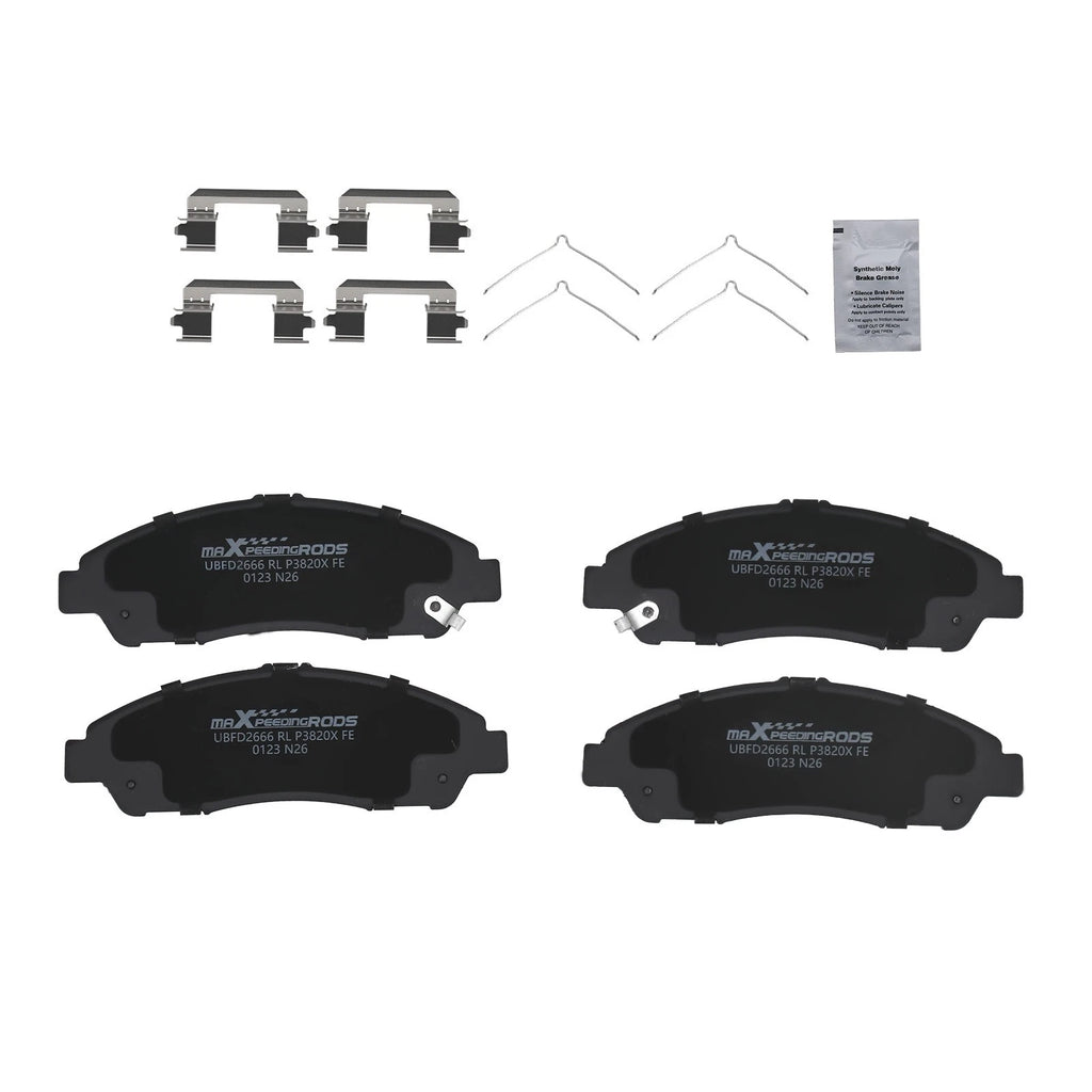 Front Brake Pads Kit D1896 for GMC Acadia/Cadillac XT5 XT6/Chevy Blazer Traverse
