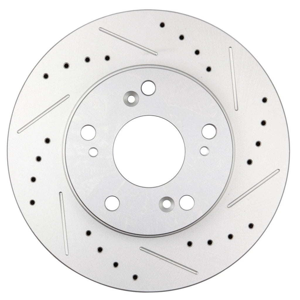 Set of 4 Slotted Brake Rotors for Honda Civic (2006–2011)