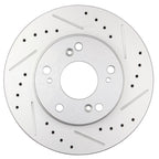 Set of 4 Slotted Brake Rotors for Honda Civic (2006–2011)