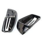 Gloss Black Rearview Mirror Covers for Mercedes Benz E/C/S W212 W204 W221 (N/A)