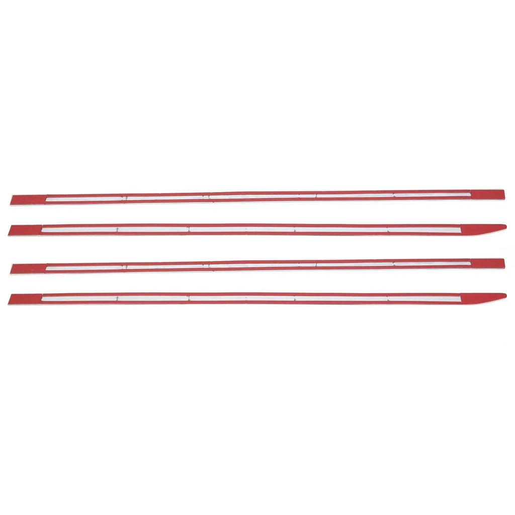 Set of 4 Chrome Body Side Molding Trim for Dodge Ram 1500 (2019–2025)
