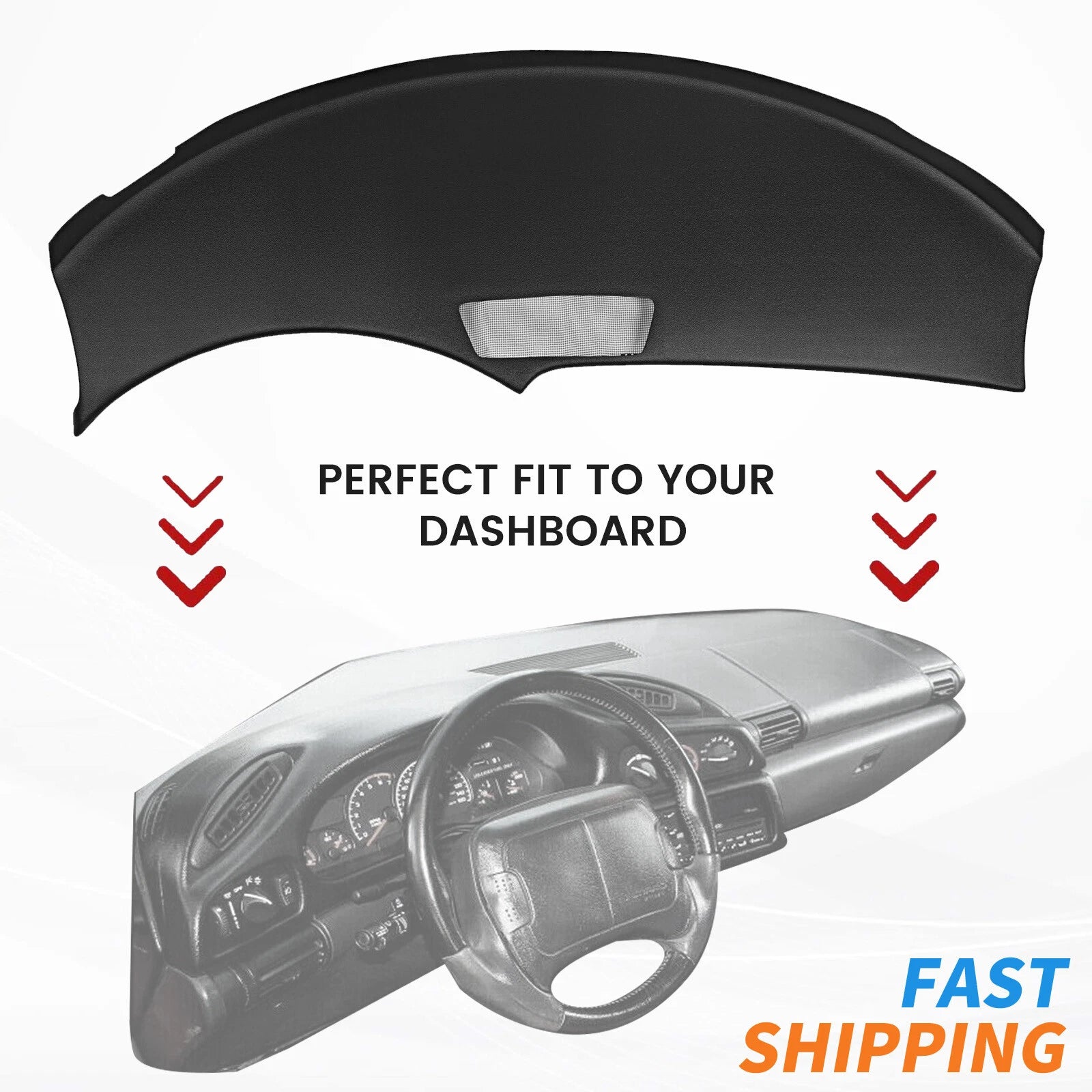 Dash Cover Pad Overlay for Chevy Camaro (1993–1996)
