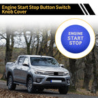 Engine Start Stop Button Switch Knob Cover for Toyota Tacoma (2016–2023) Blue