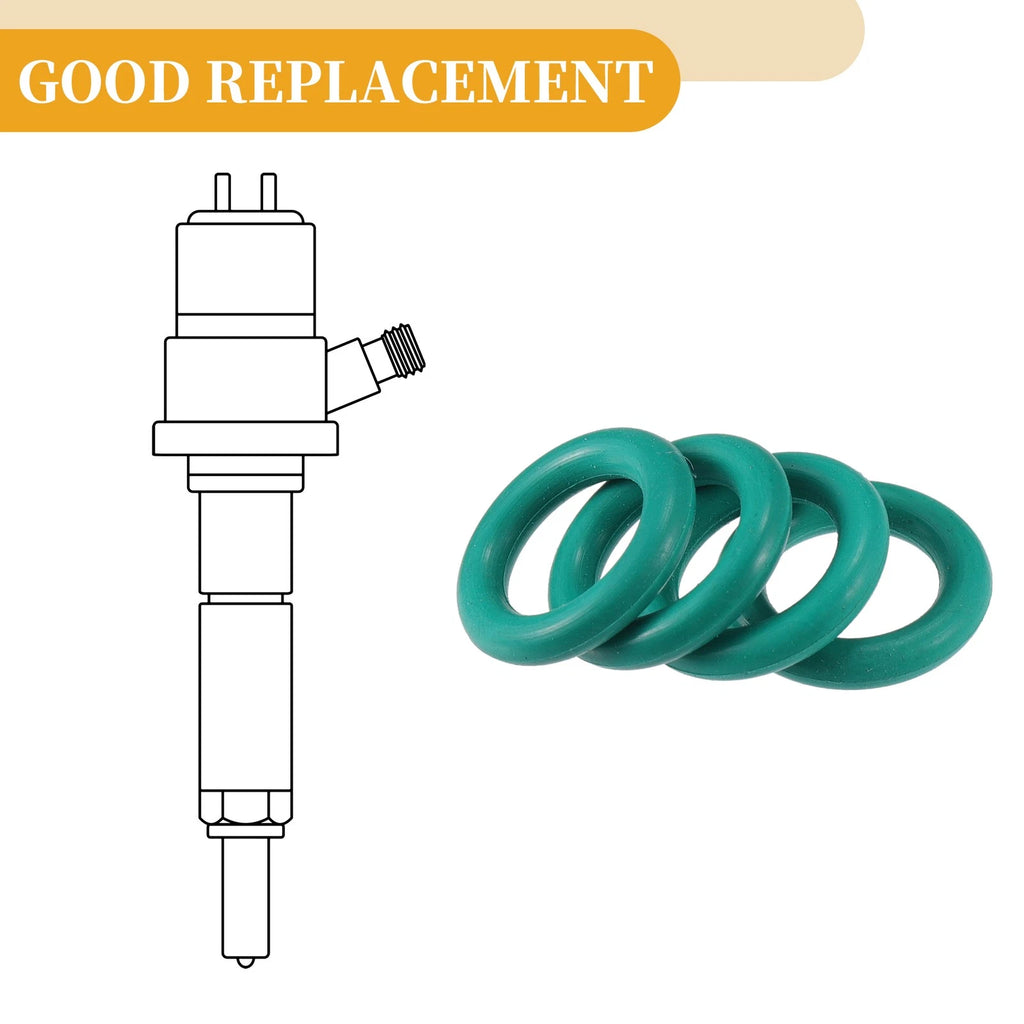 Fuel Injector Seal O Ring Set of 50 for Honda KeiHin (NBR Rubber)