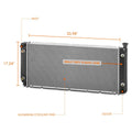 Radiator DPI-624 for Chevy GMC C/K 1500-3500 Pickup Suburban Tahoe Yukon (1988–1993)