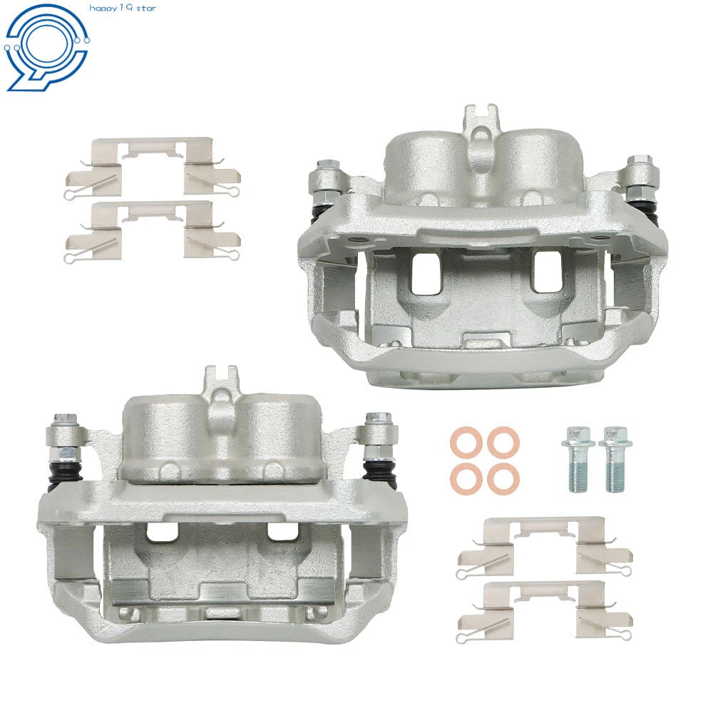 Front Brake Calipers with Bracket for Nissan Xterra Suzuki Equator (2005–2019)