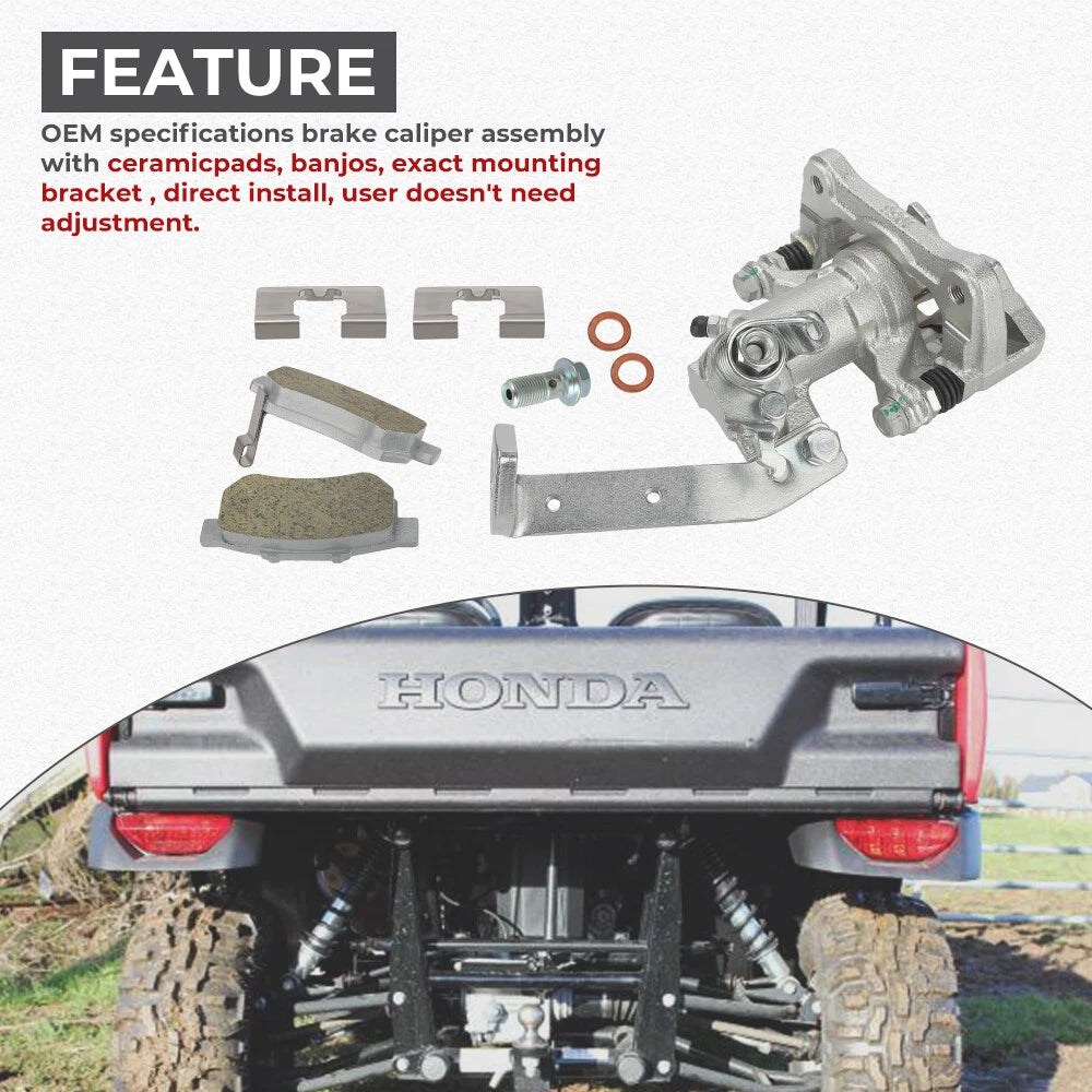 Rear Right Brake Caliper for Honda Big Red MUV700 (2009–2013)