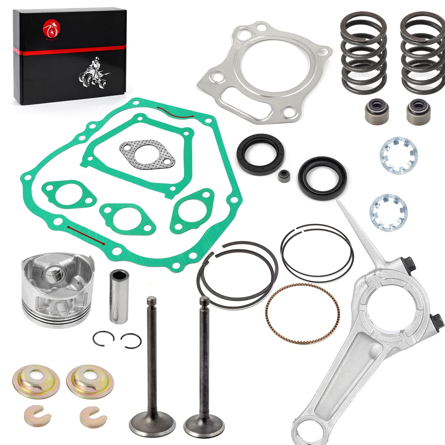 Piston, Valve Gasket, Connecting Rod for Yamaha G16-G20 (1996–2002)
