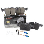 Set of 4 Akebono EURO Rear Ceramic Disc Brake Pads for Mercedes W205 (2015–2021)