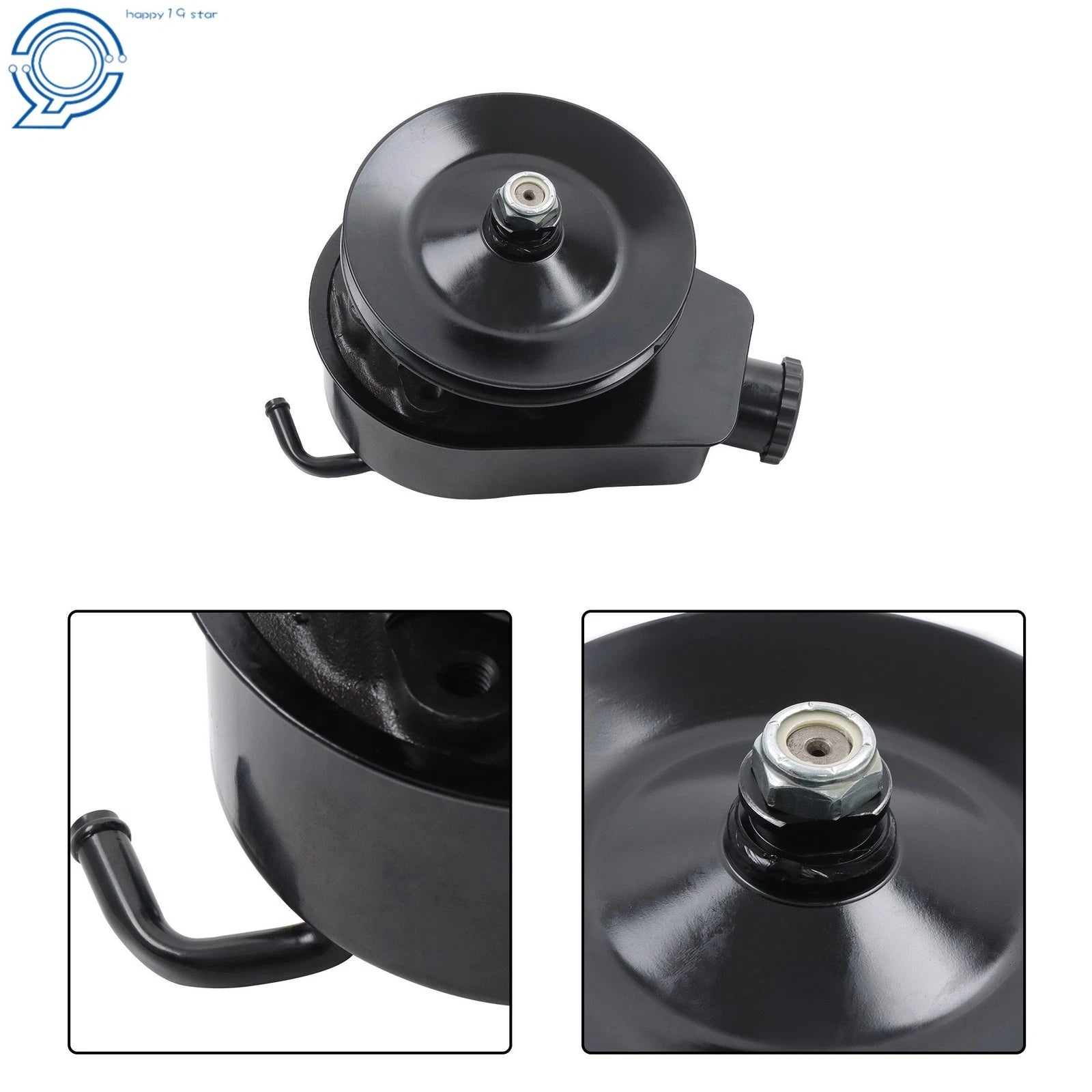 Power Steering Pump with Single Groove Pulley for Chevy BBC SBC 