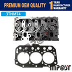 Cylinder Head Assembly for Yanmar 3TNM74 3TNM74F (NCJT, 3TNM74F-SAKV)