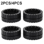 Set of 4 Tires Accessories for Replacement Wheel (6110, 6012)