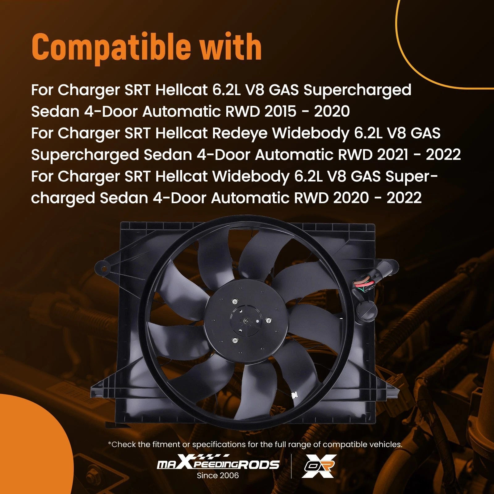 Cooling Fan for Dodge Charger SRT (2015-2022)