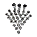 29 Pack R8 Collet Set for Bridgeport (Fits 1/32" - 1")