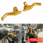 Finger Hand Brake Clutch Levers for Harley Touring FLHTK FLHTKL FLHTKSE (14-23)