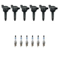 Set of 6 Ignition Coils & Spark Plugs for Highlander 3.3 V6 (2001–2007)