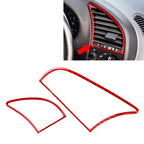 Red Dashboard Air Vent Outlet Cover Trim for BMW 3 Series E36 (1991–1999)