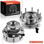 2X Front Wheel Hub & Bearing Assembly for Chevrolet Silverado 3500 (2001–2023)