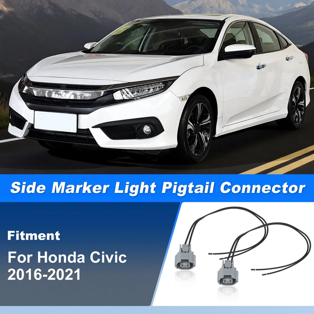 Side Marker Light Pigtail Connector for Honda Civic (2016–2021)