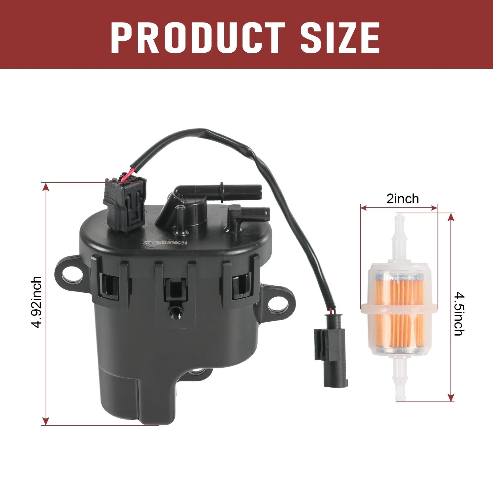 Fuel Pump Module with Filter for Kohler Command ECH ECV Engines