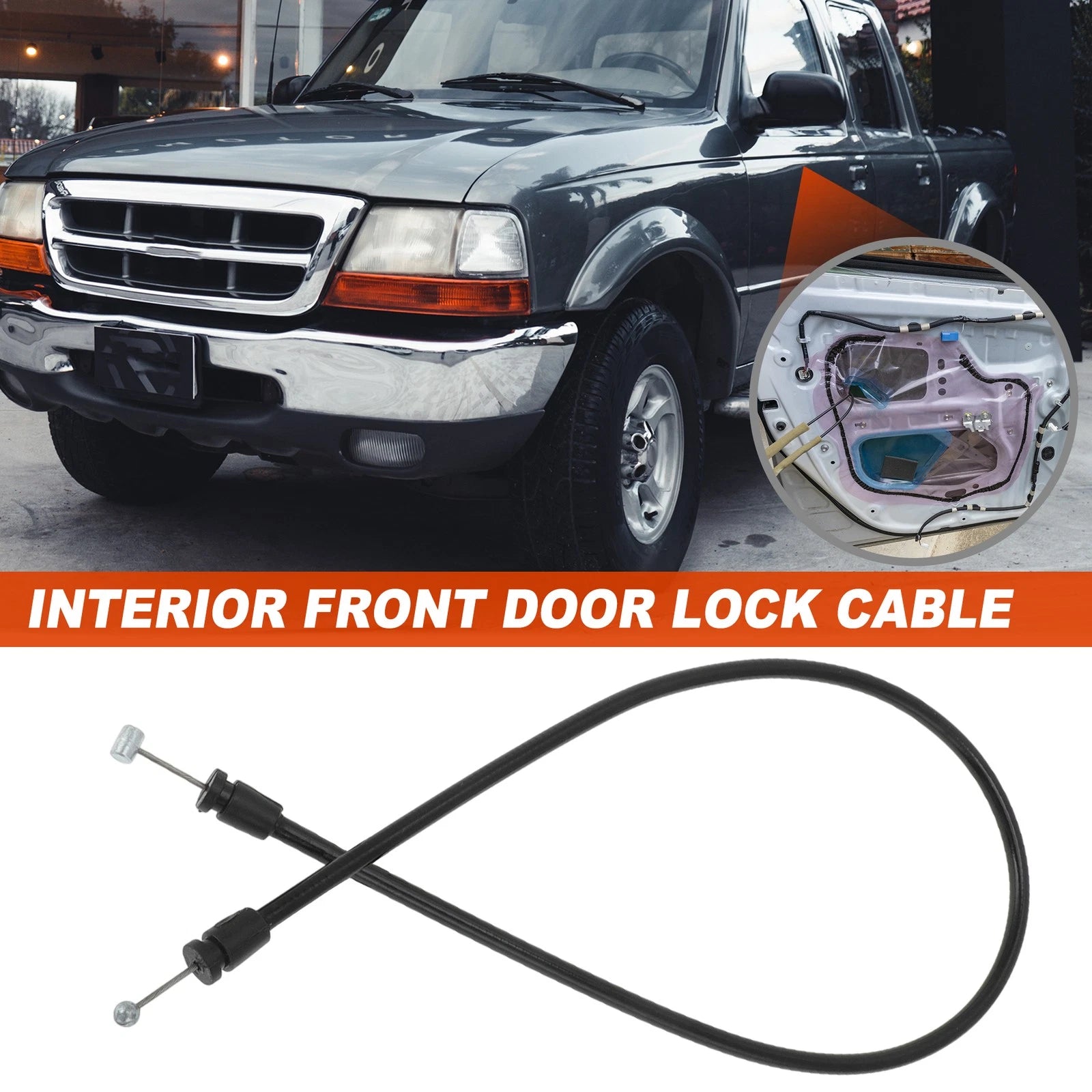24.4" Door Latch Release Cable for Ford Ranger (1993–2011)