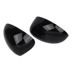 2X Gloss Black Rearview Mirror Cover Cap for Mini Cooper R50 R52 R53