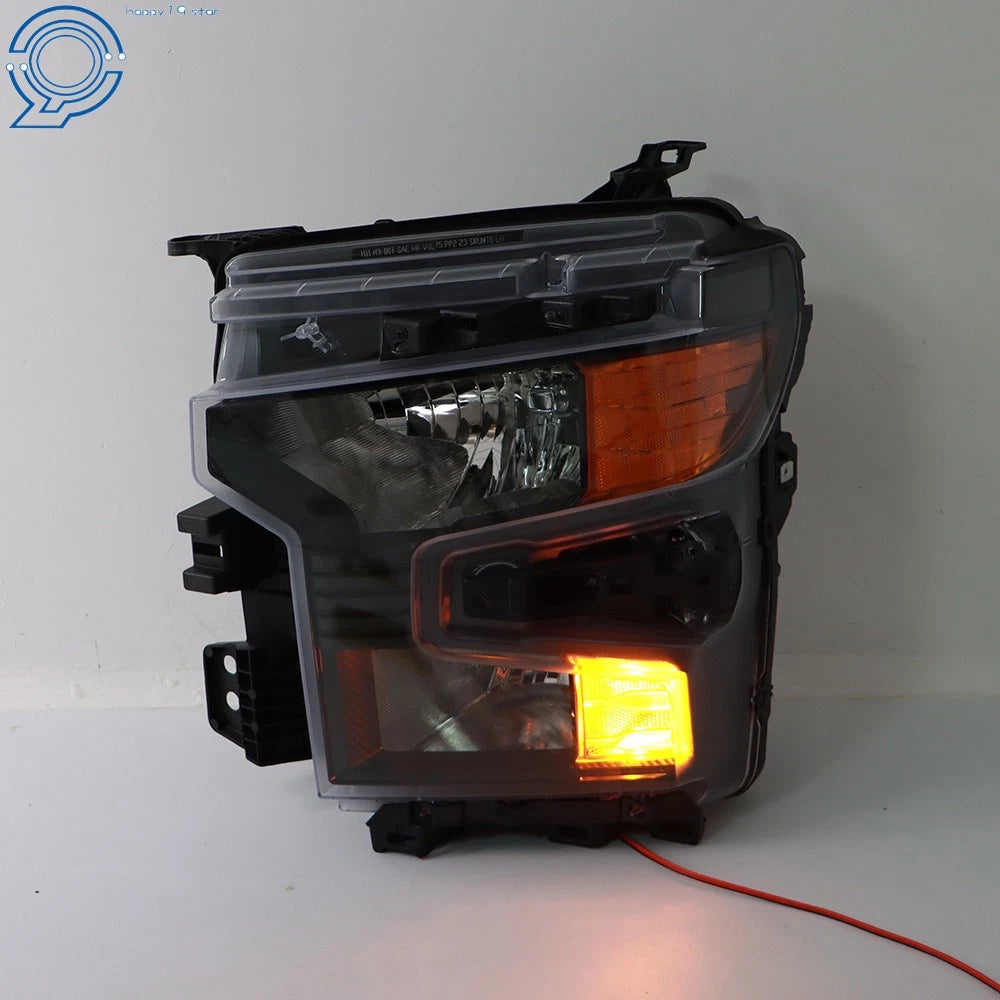 Left Halogen Headlamp for Chevy Silverado 1500 (2022-2024) Black Housing