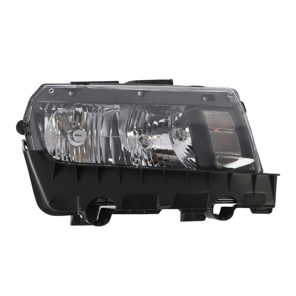 Headlight Assembly for Chevrolet Camaro (2014–2015) Halogen, Passenger, With Bulb