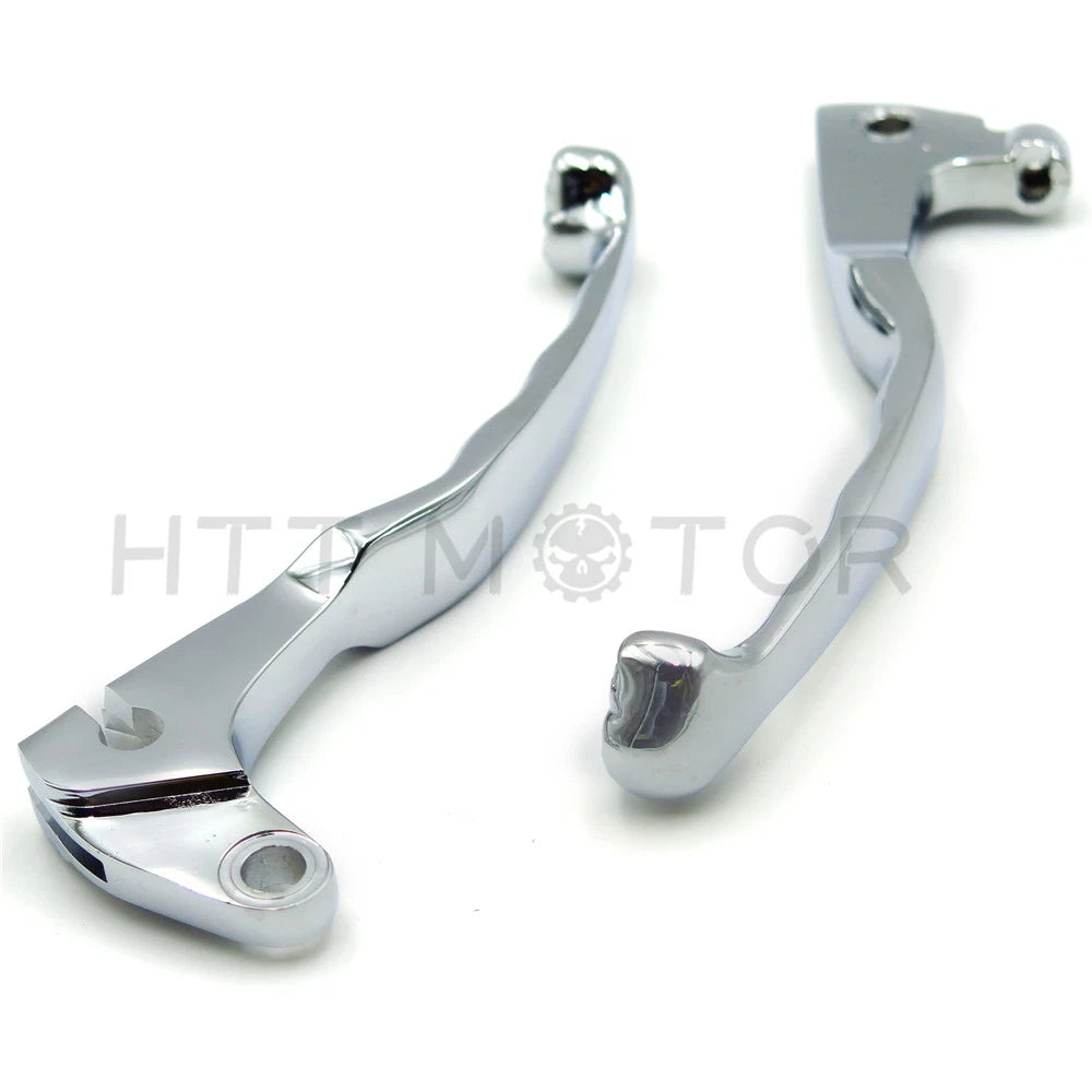 Chrome Skull Brake Clutch Levers for Yamaha Virago XV 250 535 700 750 1000 1100