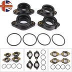 Set of 4 Carburetor Intake Manifold Boots for Suzuki GSF1250 Bandit (2007–2012) T9