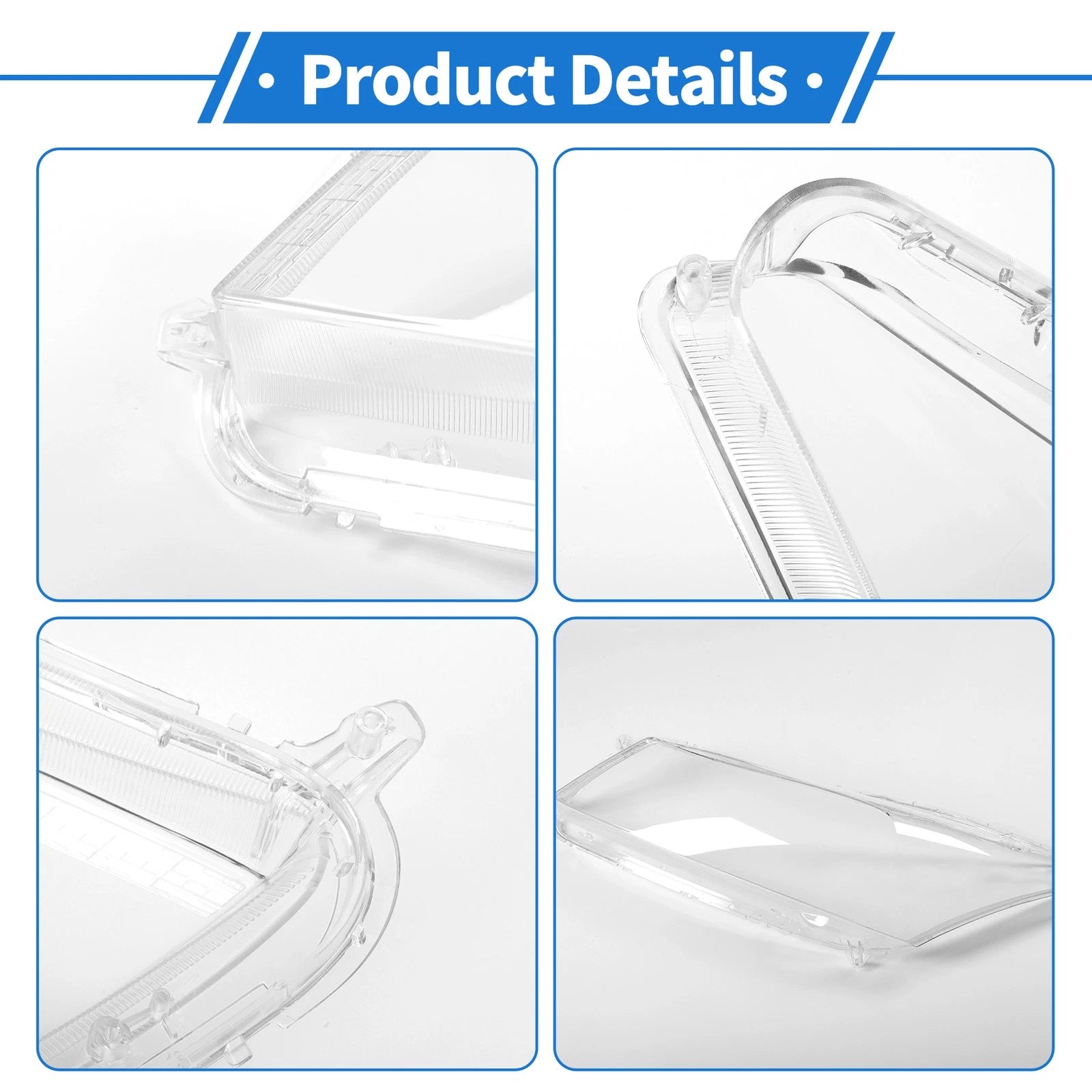 Headlight Lens Cover for Honda Accord (2008–2012) PC Clear