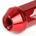 20Pcs Close-End Lug Nut Kit M12x1.5 for J2 (7075 Aluminum, Red)