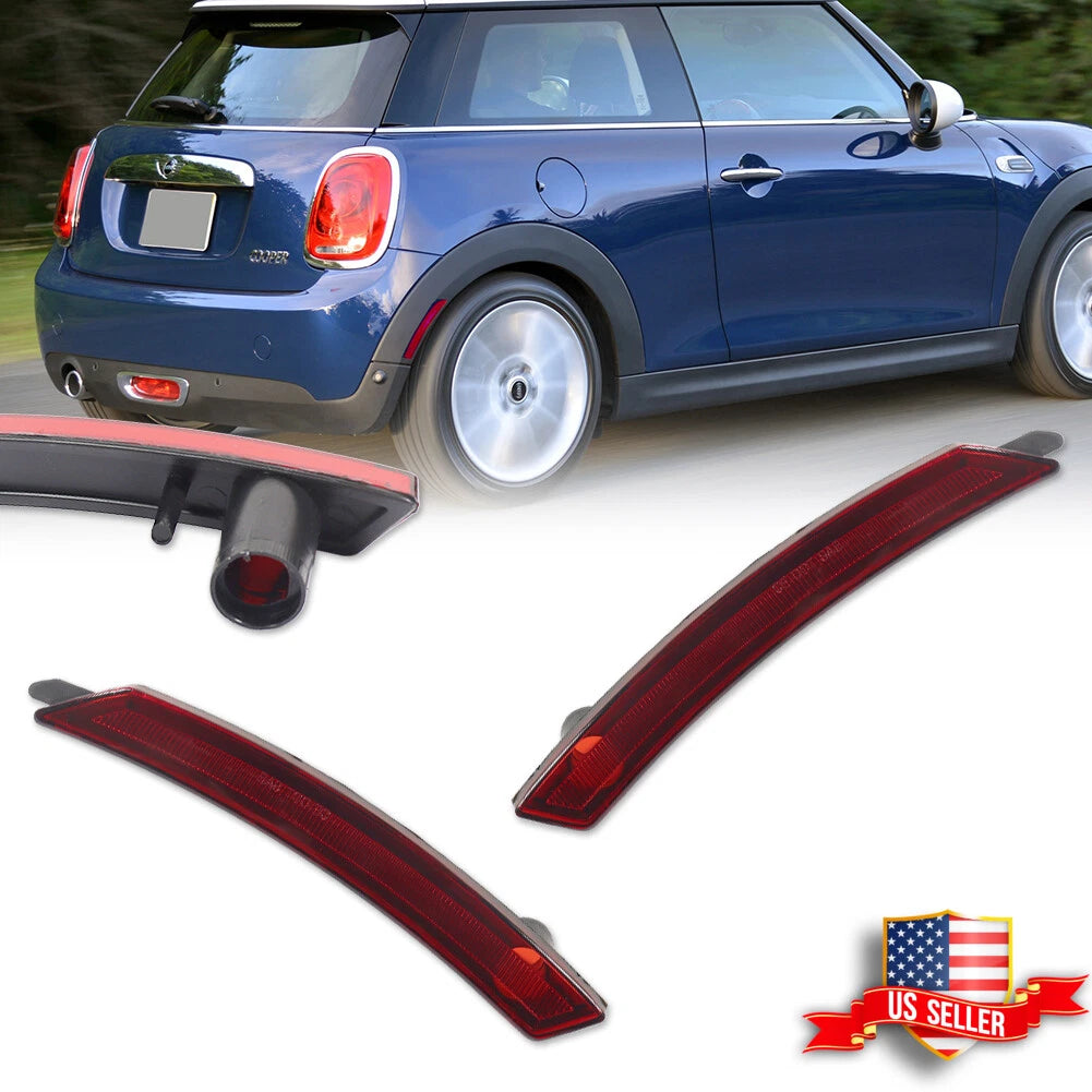 2X Red Lens Rear Side Marker Lights for MINI Cooper (2007–2015)
