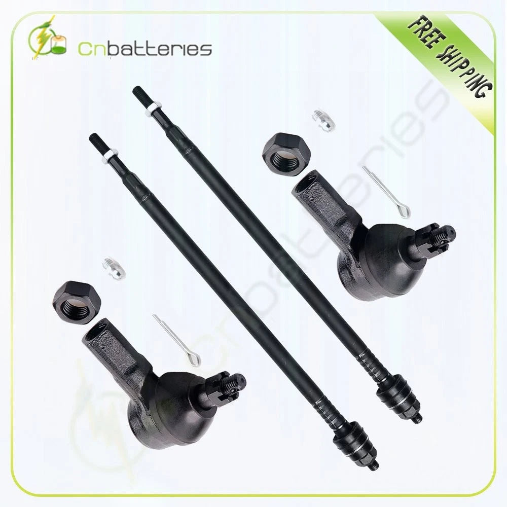 Set of 4 Inner & Outer Tie Rods for Honda CR-V (2002–2006)