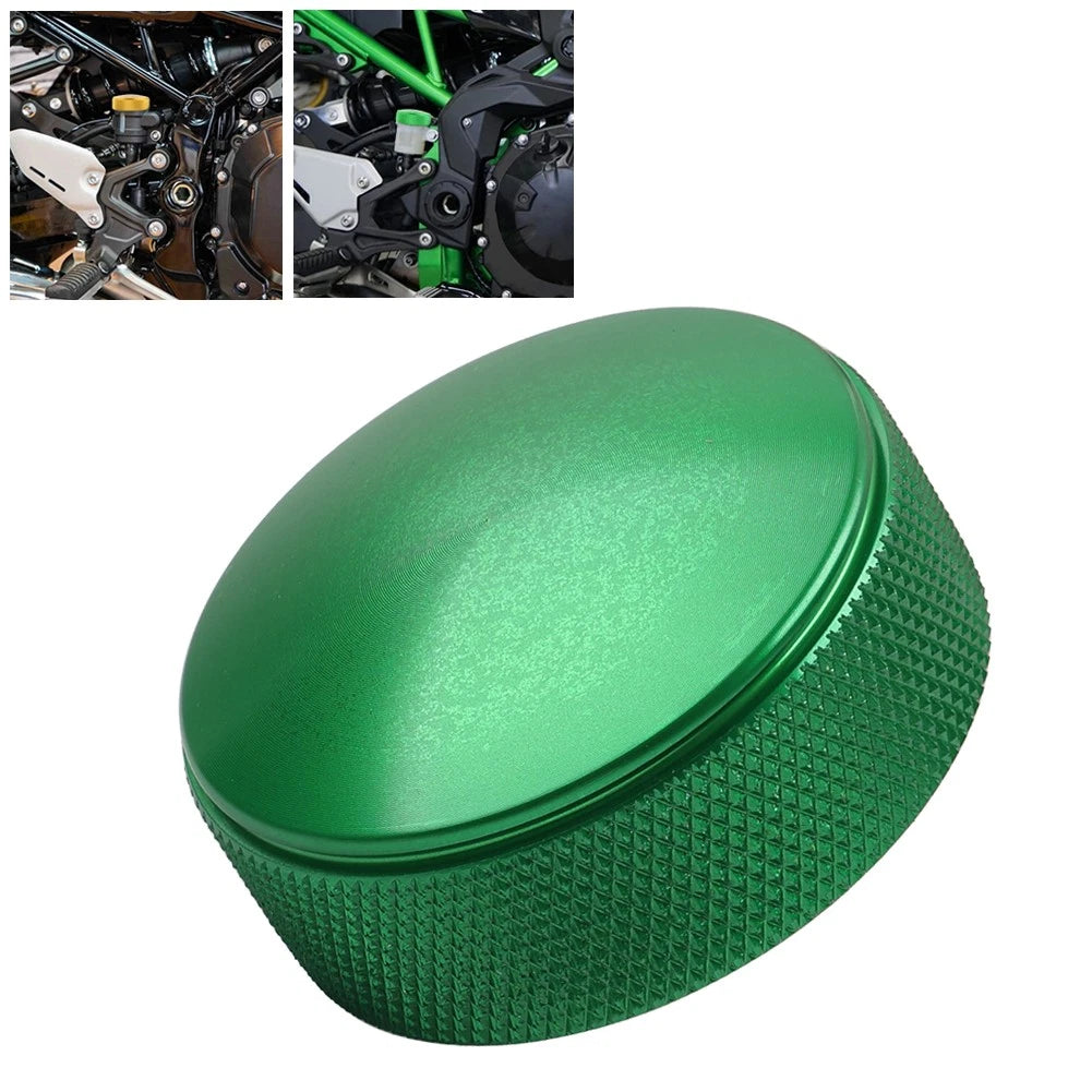 Rear Brake Fluid Reservoir Cap Green for Kawasaki ZX-6R ZX636 ZX-10R Z900RS Z400
