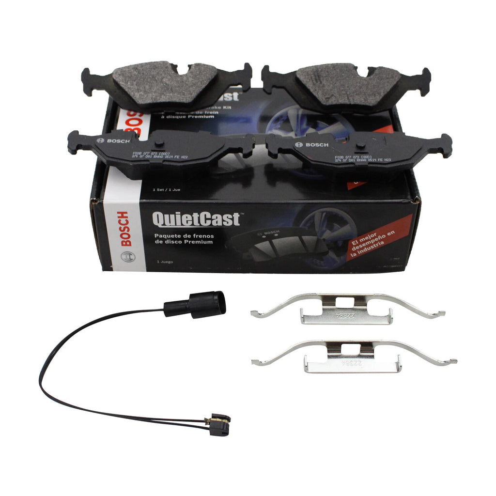 Set of 4 Bosch QuietCast Rear Semi-Metallic Brake Pads for BMW E23 E24 E25 E30