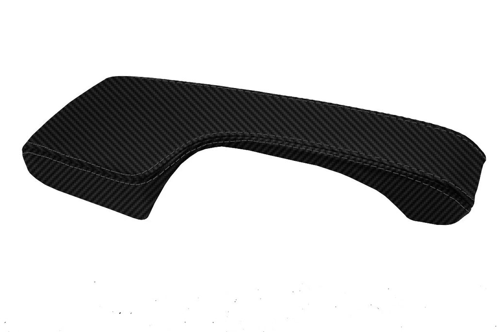 PVC Carbon Fiber Console Armrest Cover for Honda Civic (2001–2005)