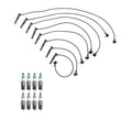 Denso 8mm Wire Set & 8 Iridium Power Spark Plugs for Ford 4.6 V8