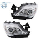 Halogen Headlight Set for Subaru Impreza (2008–2011) Chrome Housing