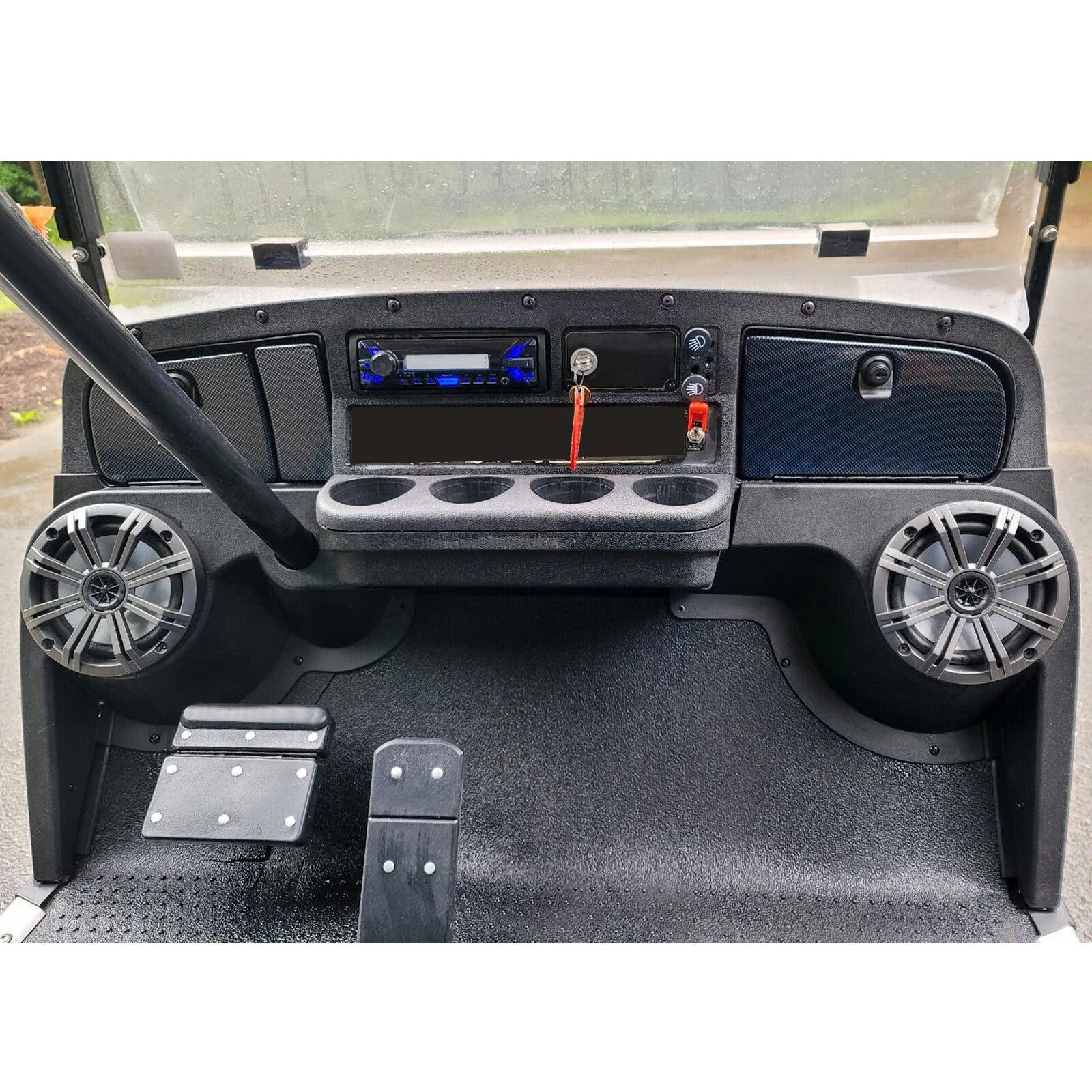 Speaker Pods for EZGO TXT (1994–Present) Black ABS