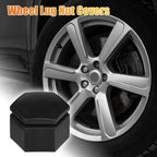20 Pcs Wheel Lug Nut Cover for Land Rover Range Rover Sport (2006–2013) Black
