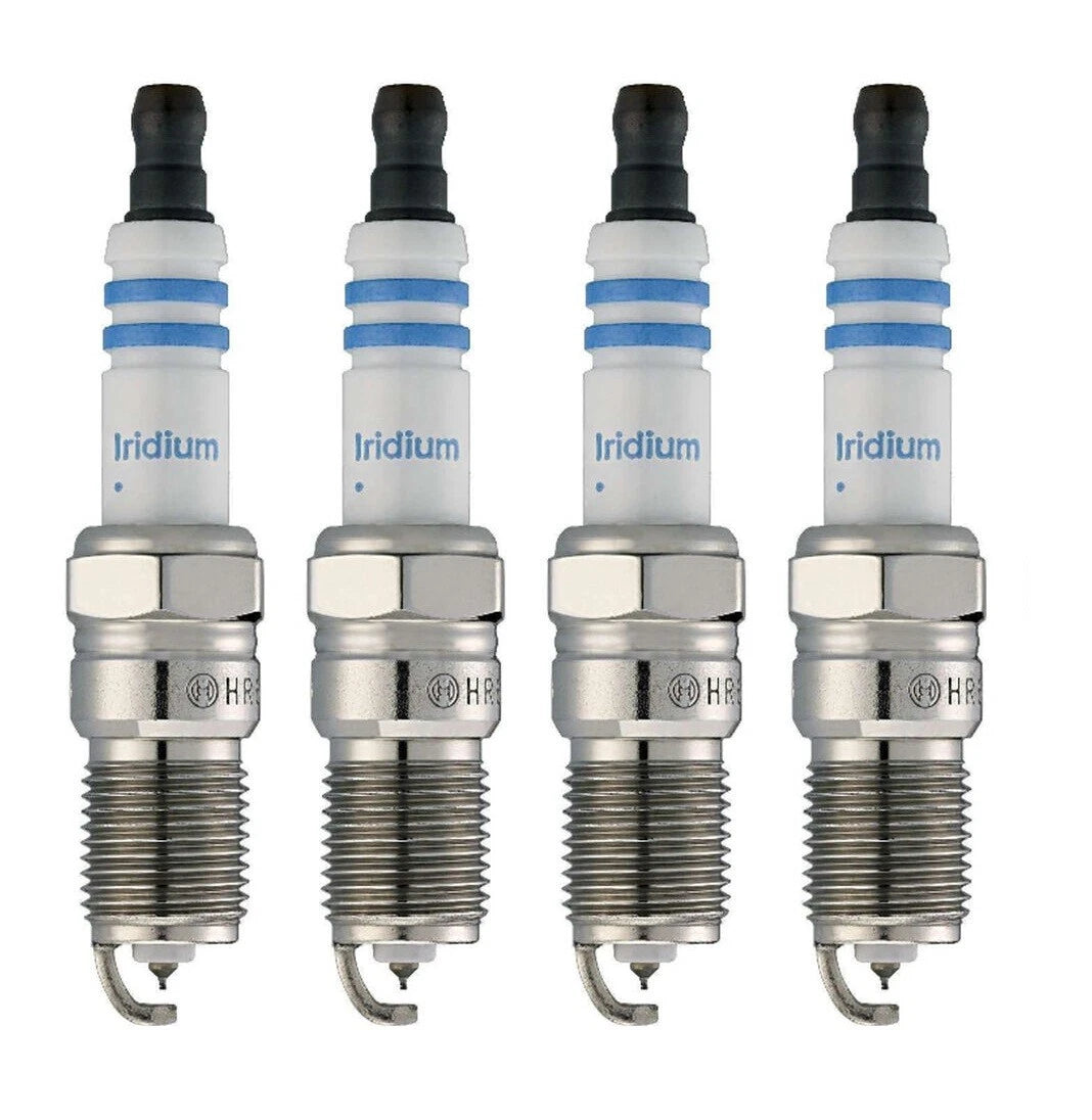 Set of 4 Bosch OE Double Iridium Spark Plugs for Lincoln Mercury Ford