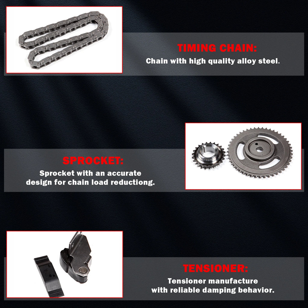 Timing Chain Kit for Jeep Wrangler Cherokee Dodge Dakota (1984-2002)