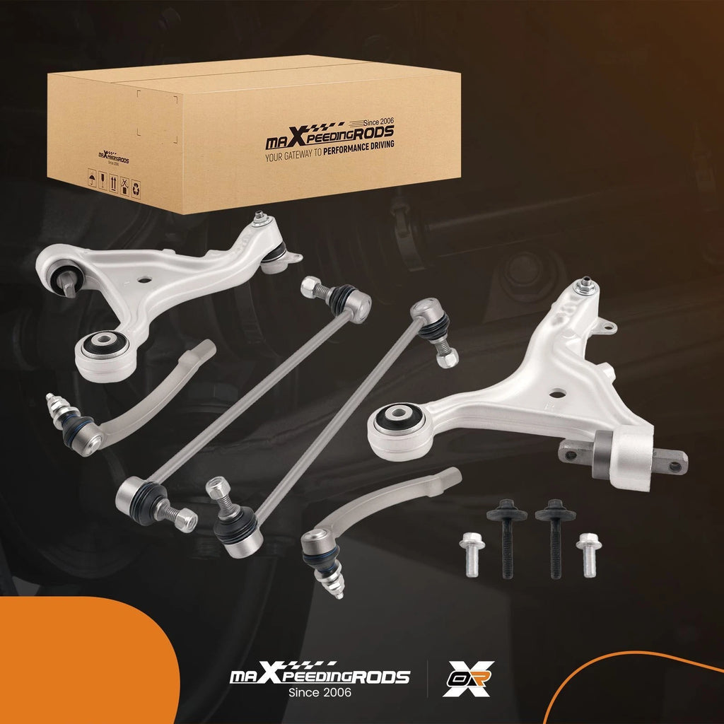 Set of 8 Front Lower Control Arm Sway Bar End Links for Volvo S80 (2000–2006)
