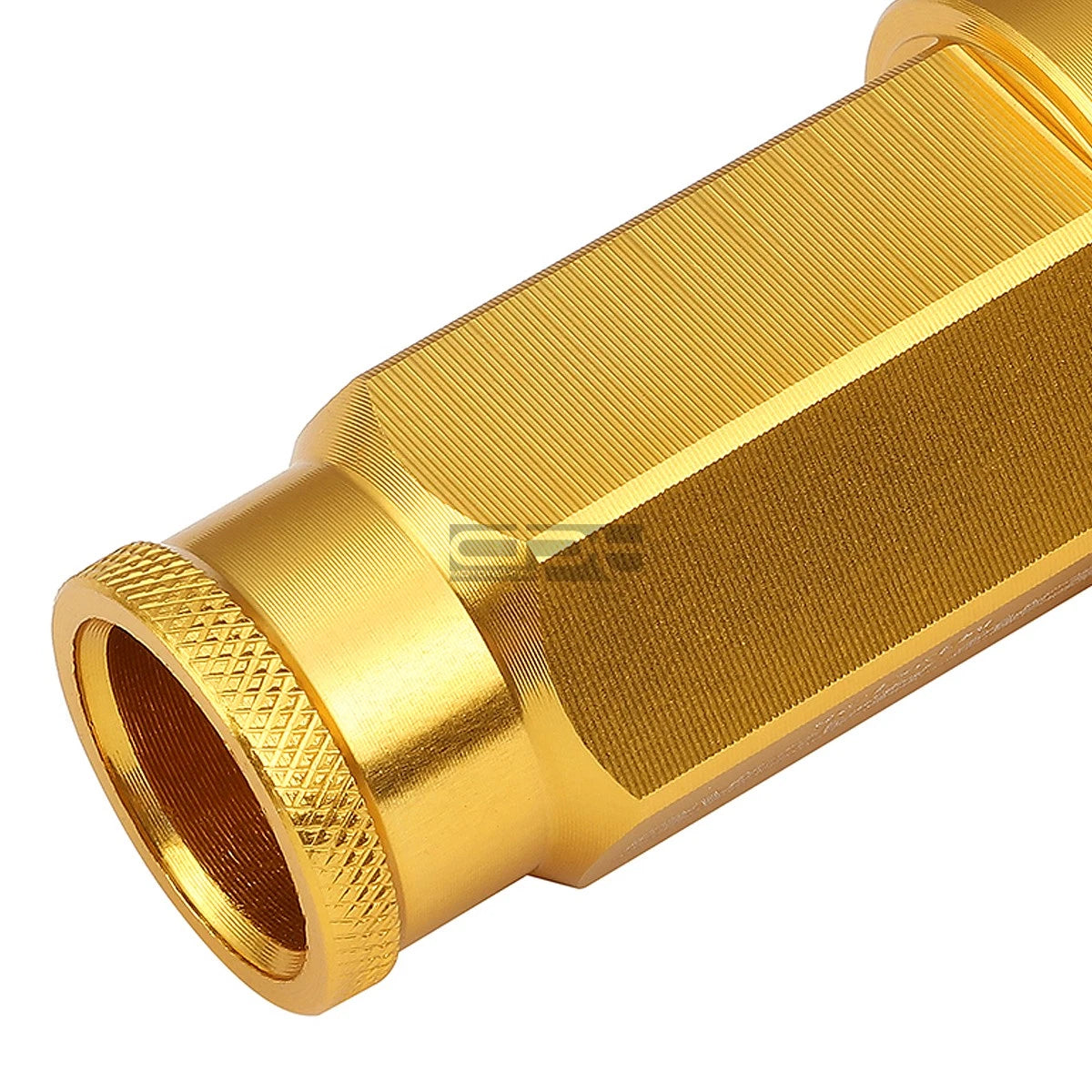 20 PCS Open End M12x1.25 50mm Tall Gold Universal JDM Lug Nuts + Lock Key