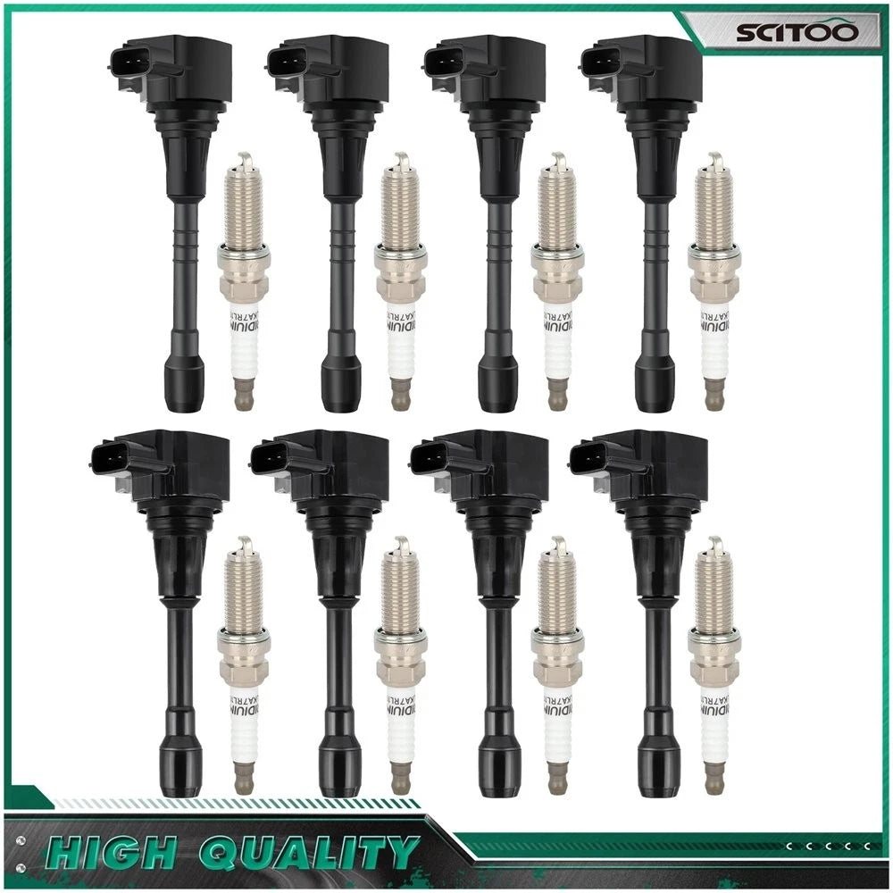 Ignition Coils & Spark Plugs for Infiniti QX56 QX80 5.6L (2004–2020) UF650