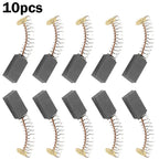 Set of 10 Carbon Brushes for Electric Drill Motor