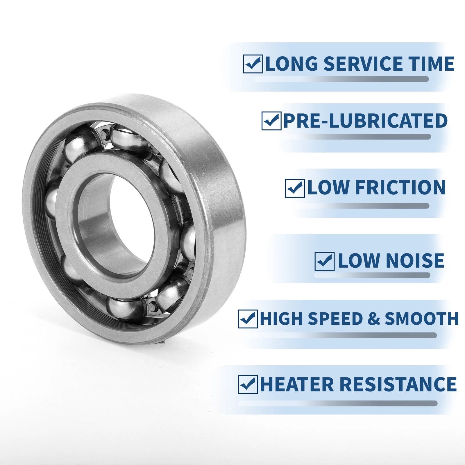 6306 Deep Groove Ball Bearing for Scooter Skateboard Wheel (30x72x19mm)