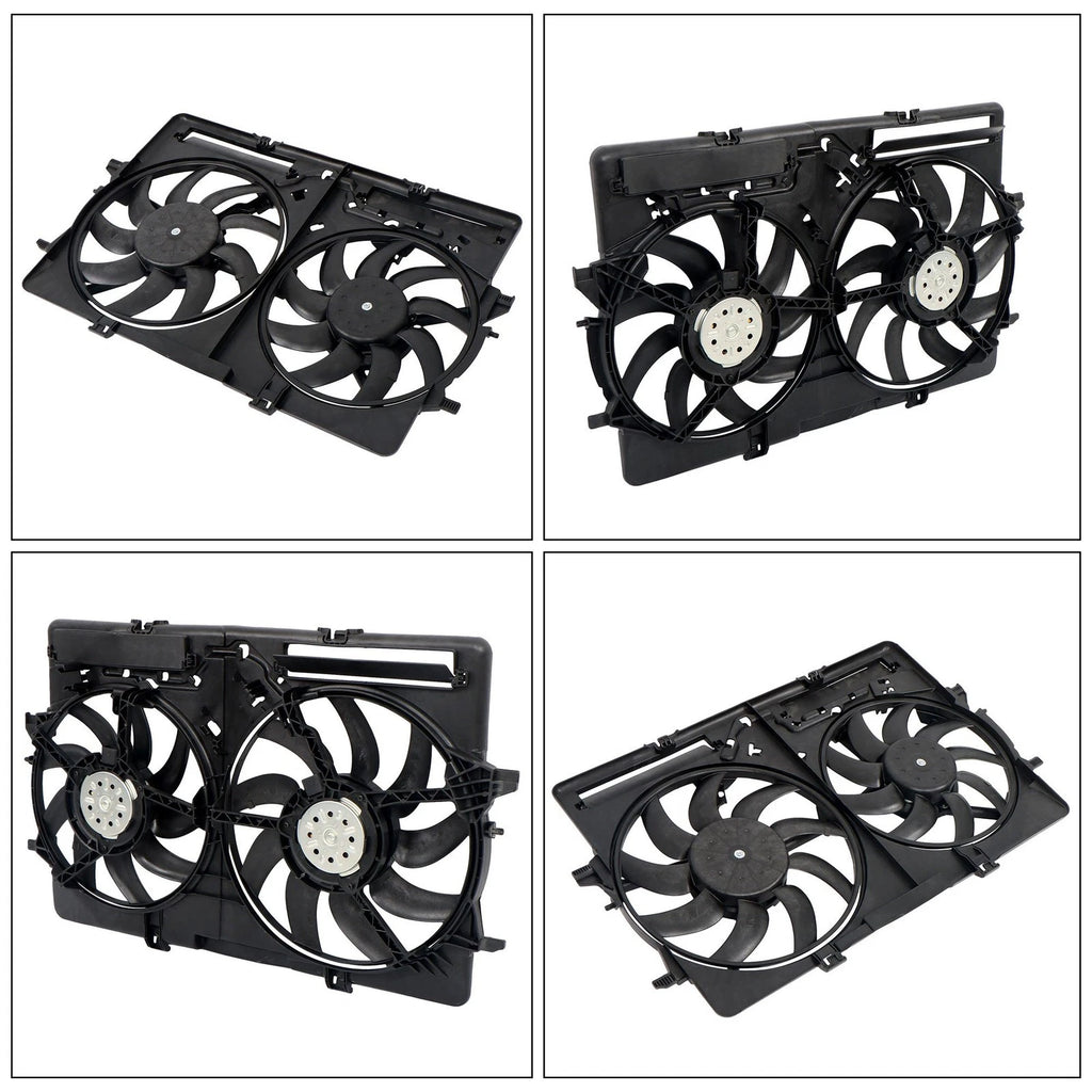 Dual Radiator Cooling Fan Assembly for Audi A5 Q3 A6 A4 Q5